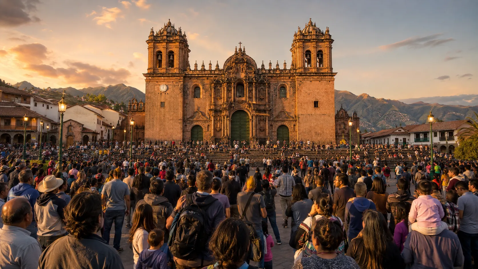 Plaza de Armas de Cusco y Catedral Basílica de la Virgen de la Asunción